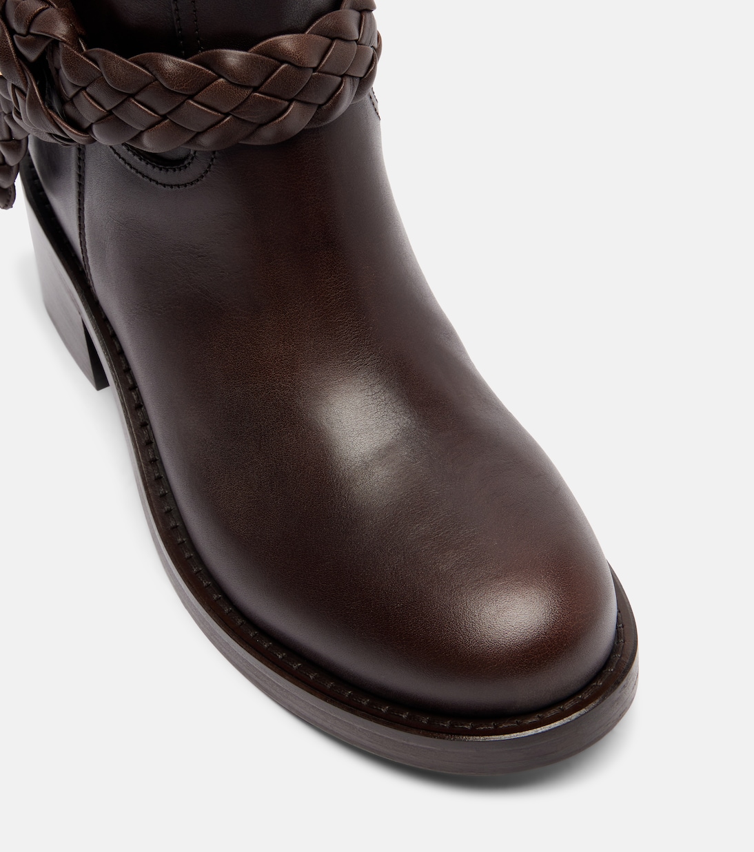 Helix 40 leather knee-high boots | Zimmermann