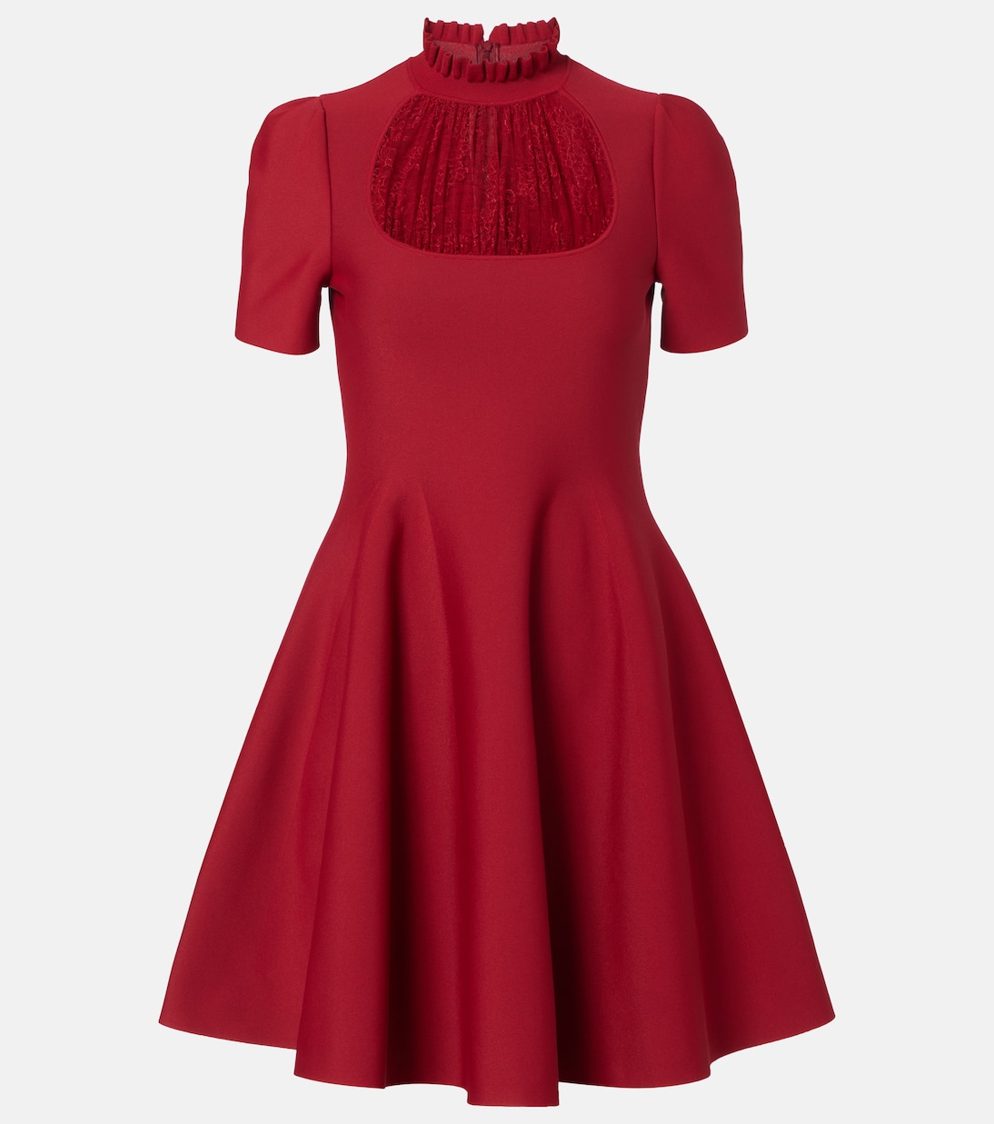 Lace-trimmed minidress | McQueen