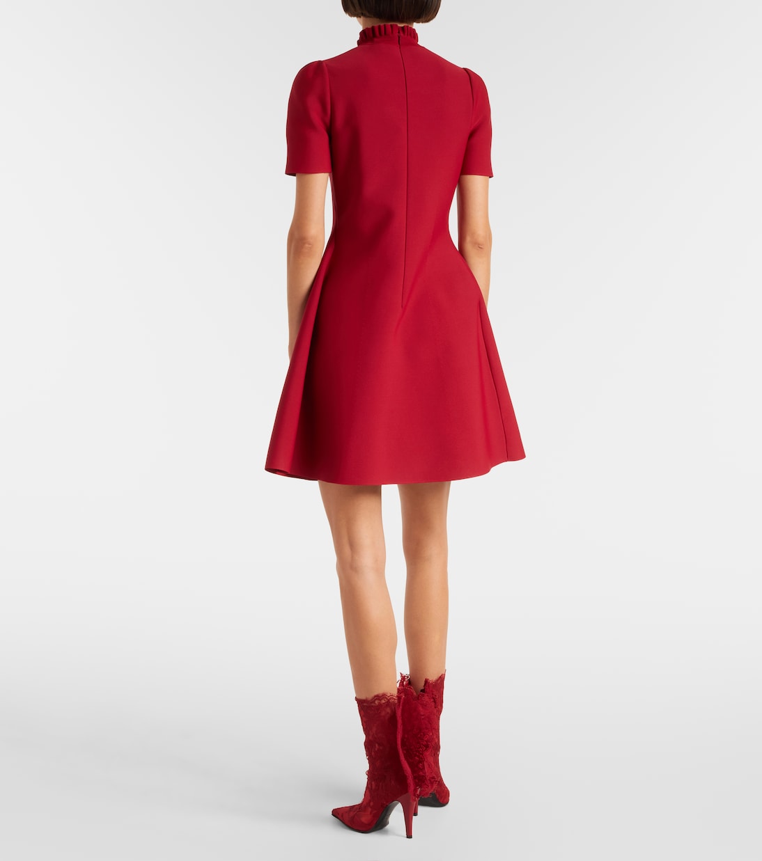 Lace-trimmed minidress | McQueen