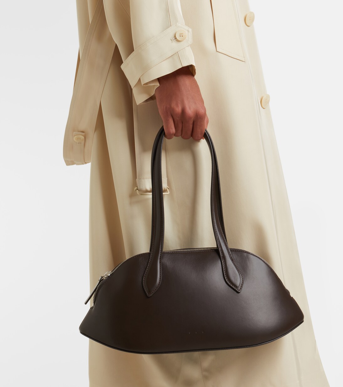 Cosmo Medium leather bowling bag | Aesther Ekme