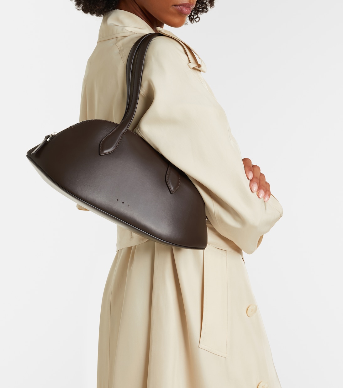 Cosmo Medium leather bowling bag | Aesther Ekme