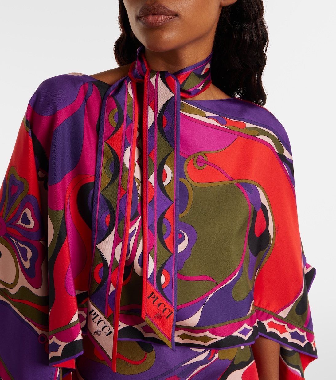 Iride silk twill scarf | Pucci