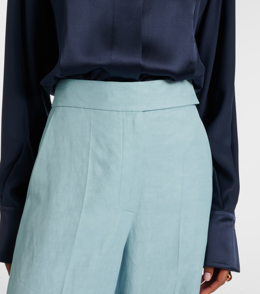 Aix chambray wide-leg pants | Joseph