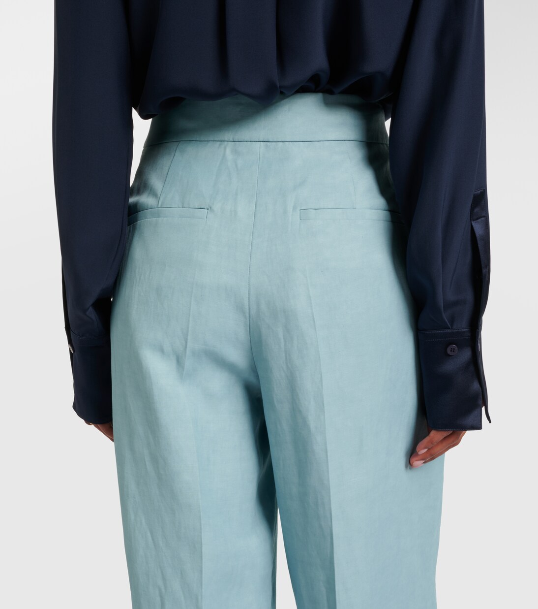 Aix chambray wide-leg pants | Joseph