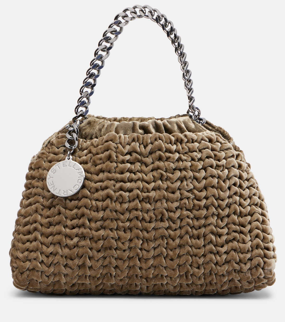 Borsa Falabella Small in velluto | Stella McCartney