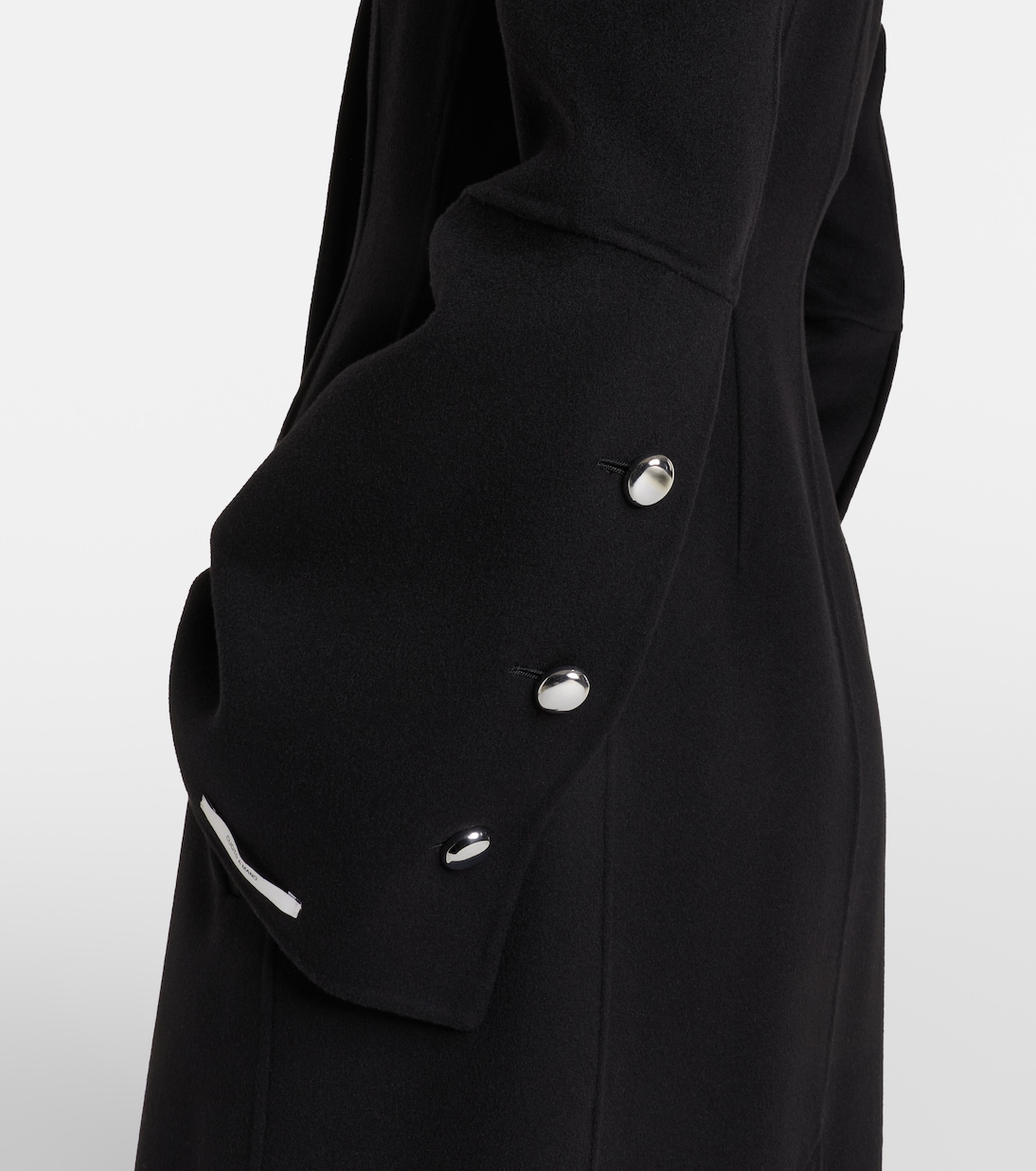 Manteau péplum en laine vierge | Sportmax