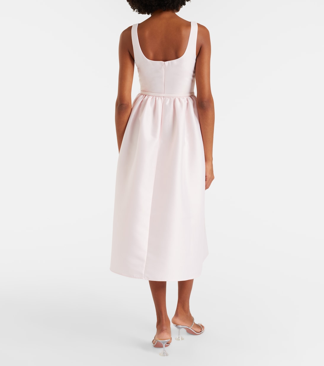 Midikleid aus Taft | Self-Portrait