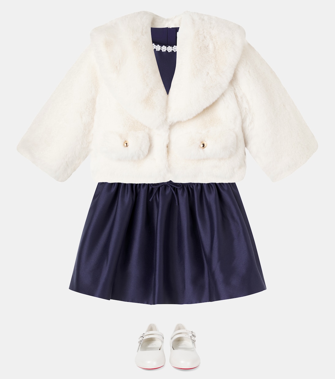 Baby cropped jacket | Self-Portrait Kids