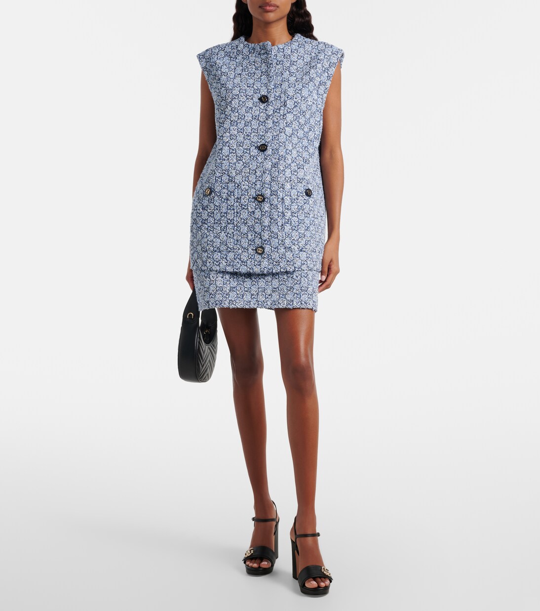 New Marmont GG leather sandals | Gucci