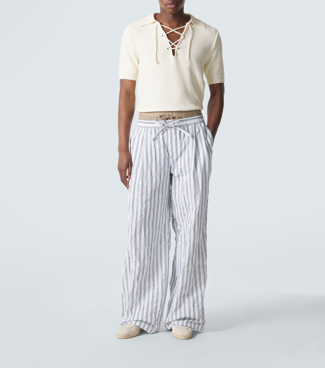 Weite Hose aus Popeline | Dolce&Gabbana