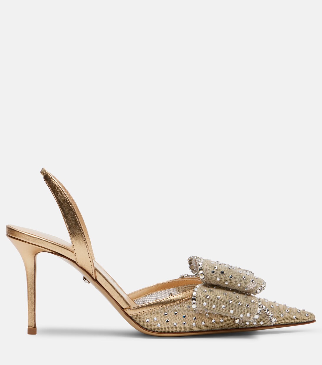 Le Cadeau 85 mesh slingback pumps | Mach & Mach