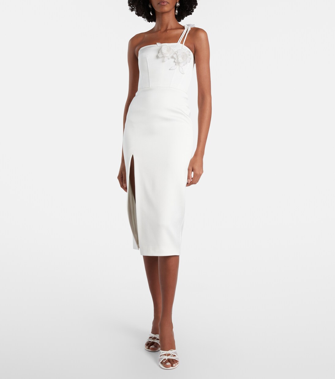 Mules Eleonora de encaje con lazo | Amina Muaddi