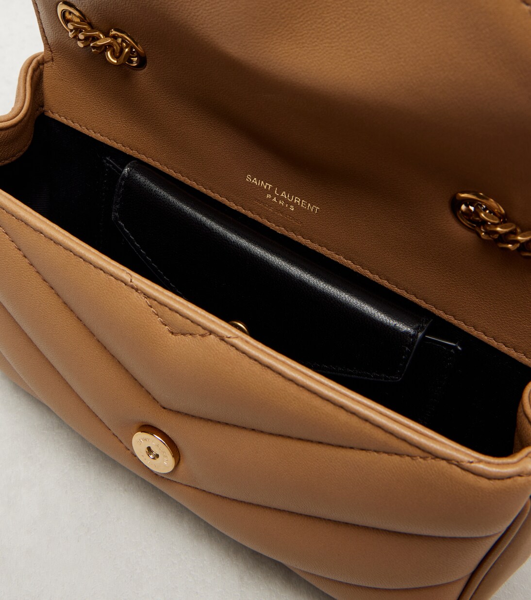 Schultertasche Loulou Mini aus Leder | Saint Laurent