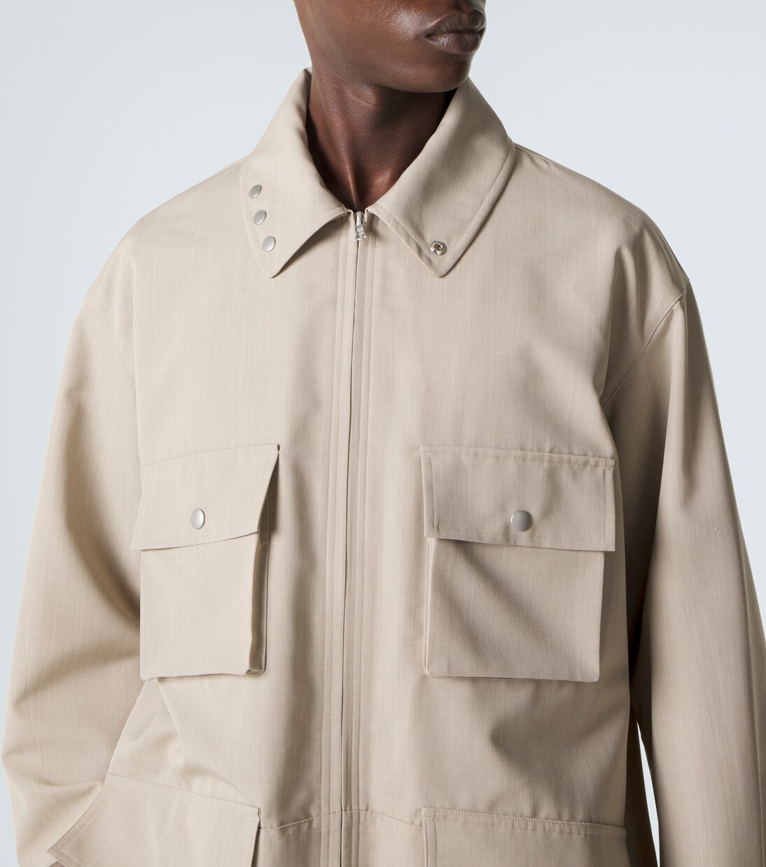 Wool blouson jacket | Auralee