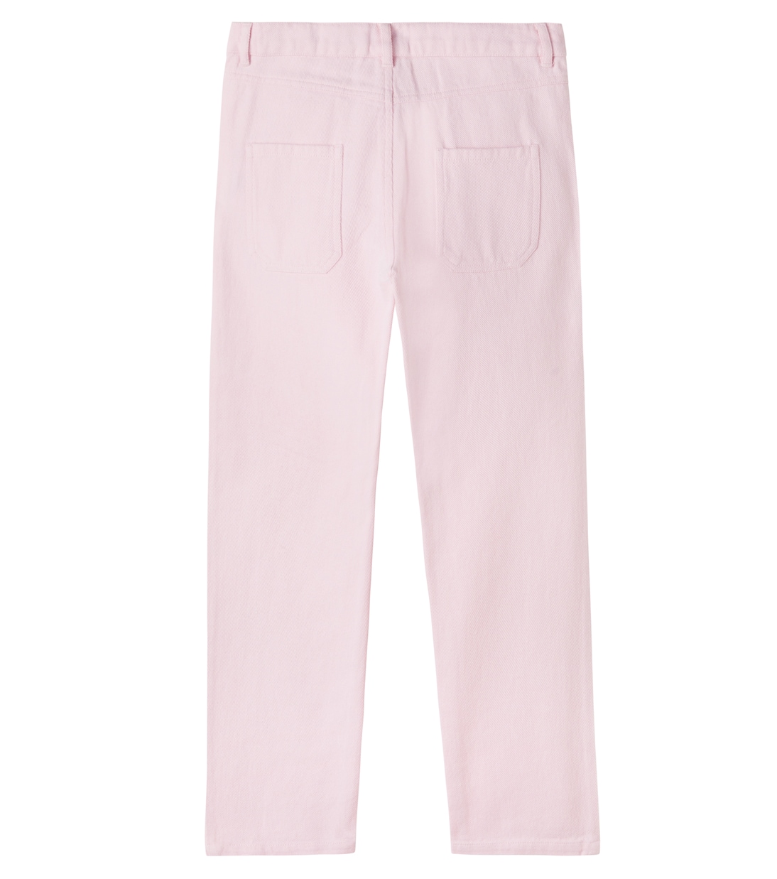 Pantalon brodé en sergé de coton à fleurs | Tartine et Chocolat