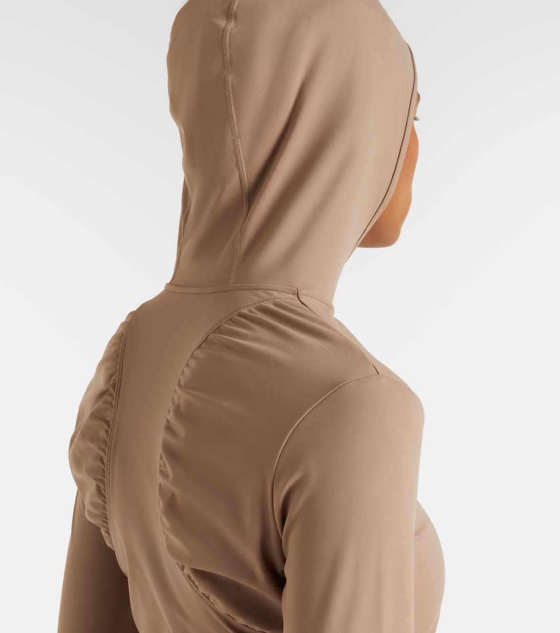 Sweat-shirt à capuche demi-zippé à logo | Adidas by Stella McCartney