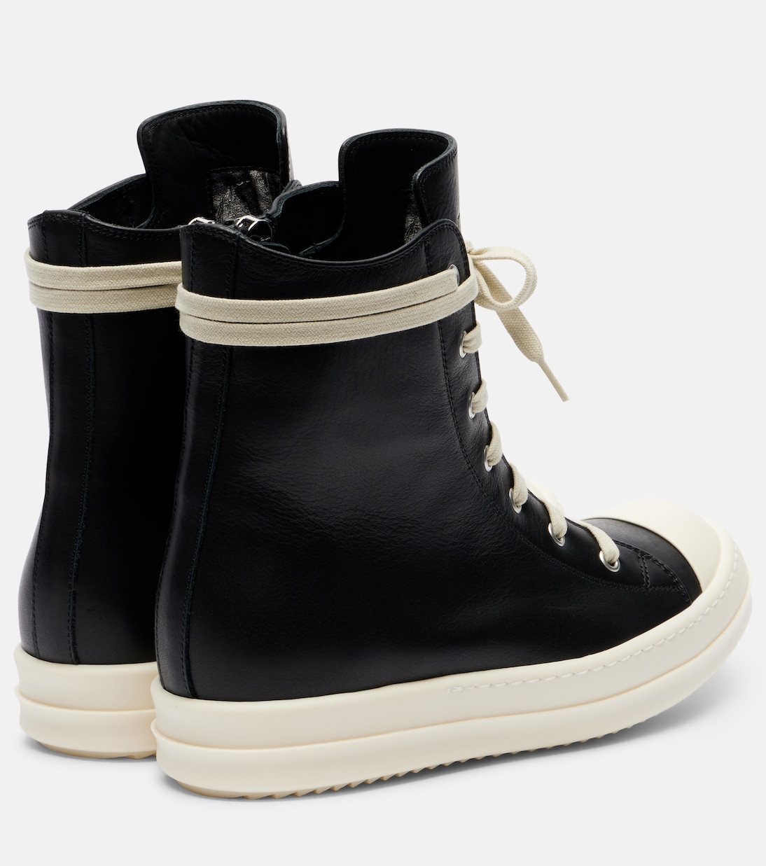 Leather high-top sneakers | Rick Owens