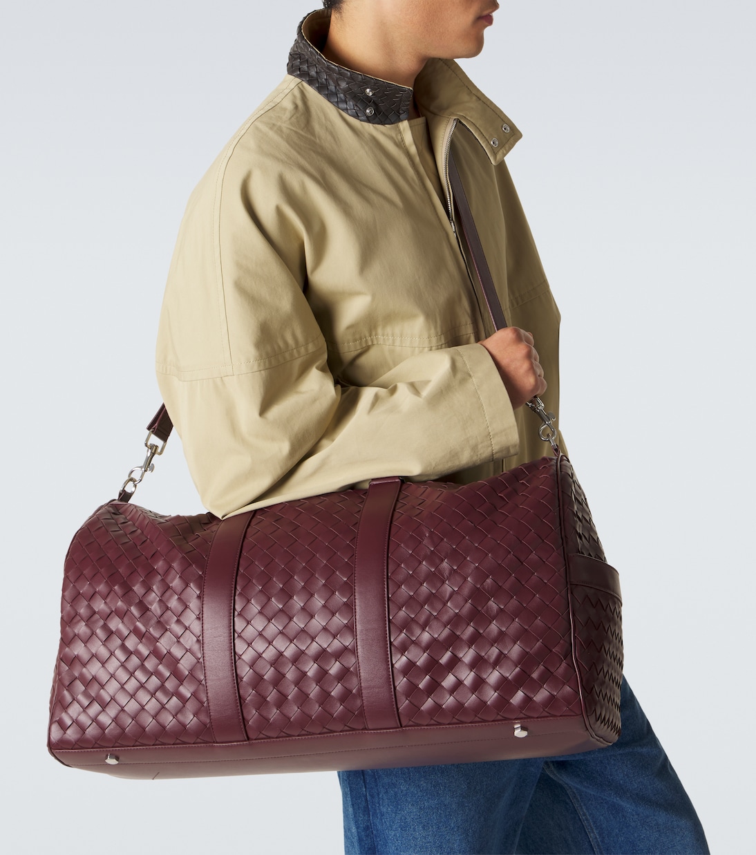 Weekender Intrecciato aus Leder | Bottega Veneta