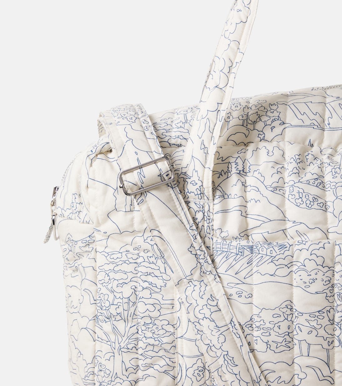 Piou printed quilted diaper bag | Bonpoint