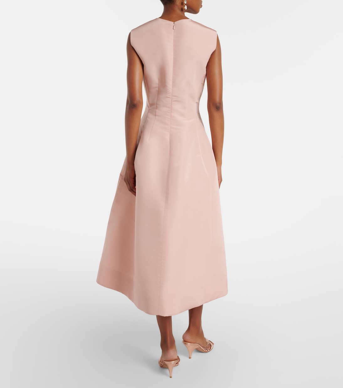 Bouquet embroidered silk cocktail dress | Oscar de la Renta