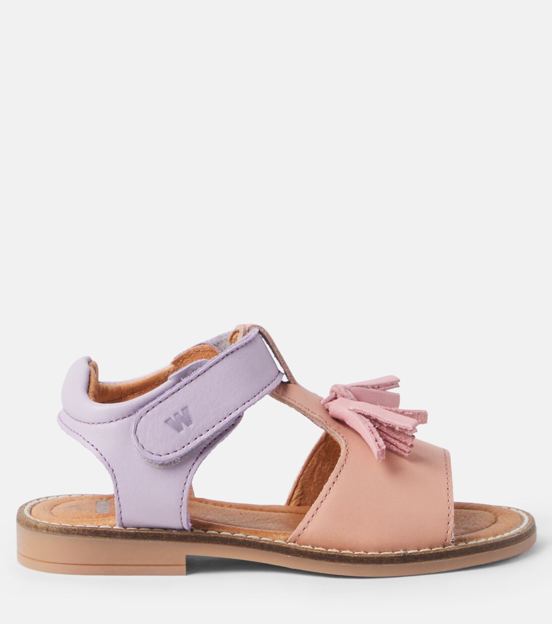 Pil leather sandals | Wheat