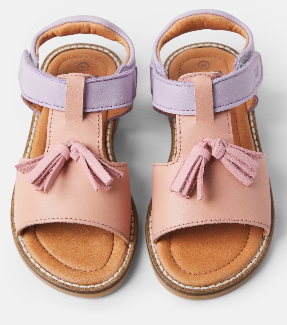 Pil leather sandals | Wheat