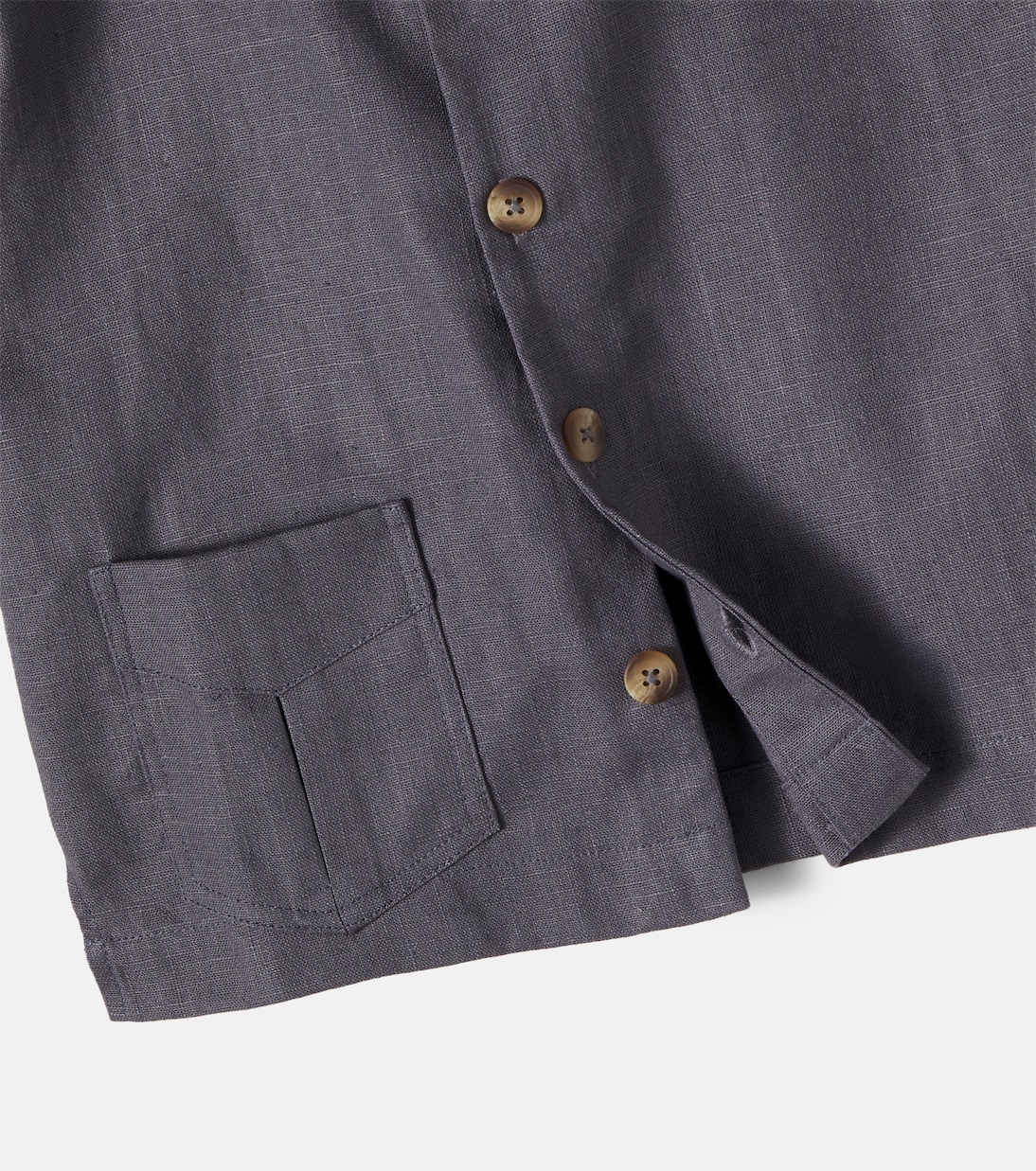 Leonan linen and cotton bowling shirt | Donsje