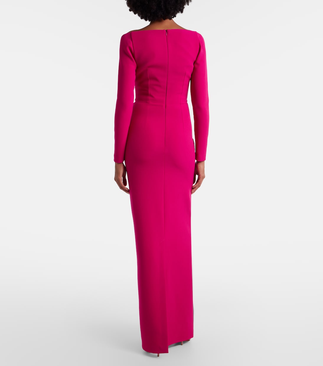 Emmina draped crêpe gown | Safiyaa