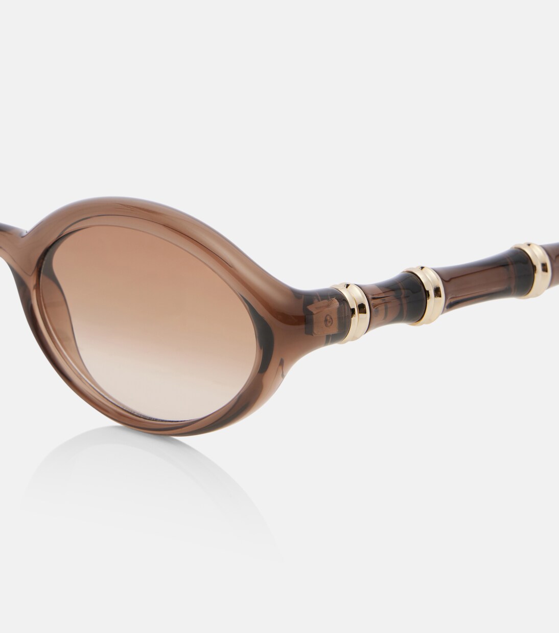 Bamboo oval sunglasses | Gucci