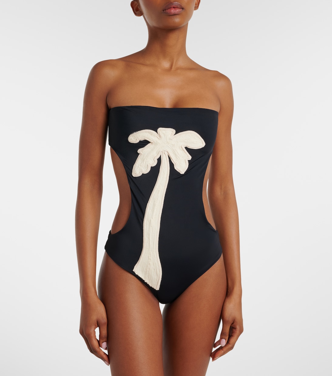 컷아웃 엠브로이더리 스윔수트 | Johanna Ortiz