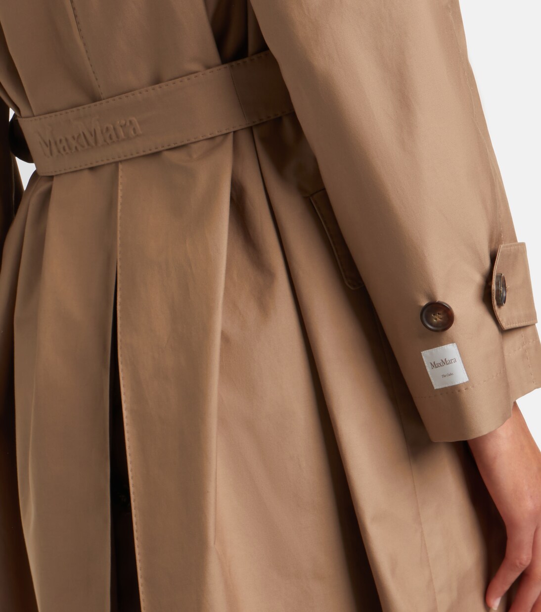 Alessio cotton-blend gabardine trench coat | Max Mara