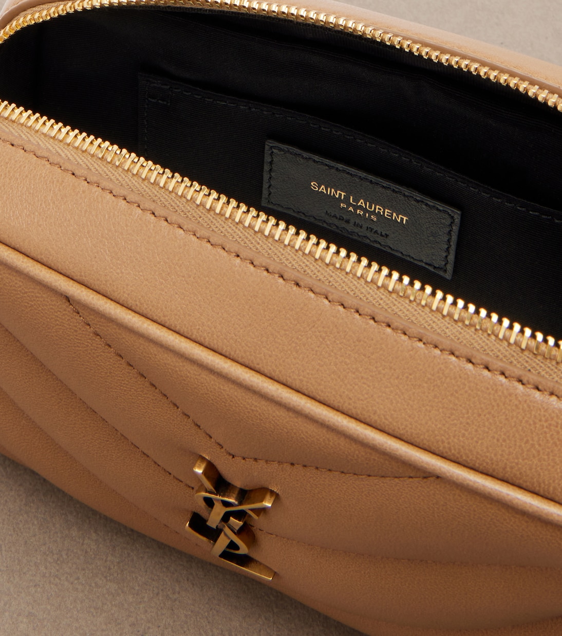 Loulou Mini quilted leather camera bag | Saint Laurent