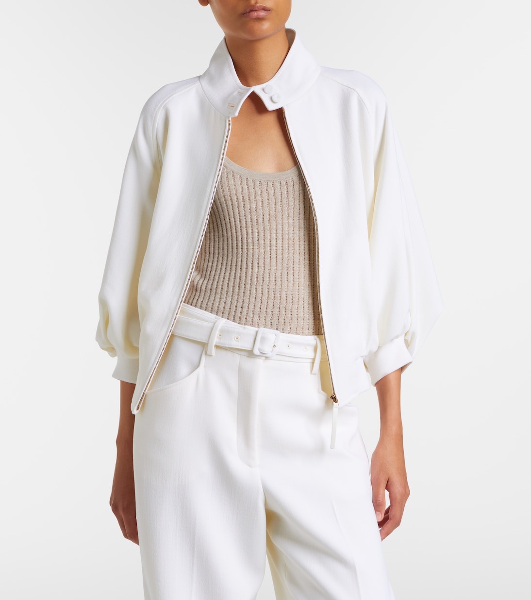 Chaqueta bomber Aluin de lana virgen | Gabriela Hearst