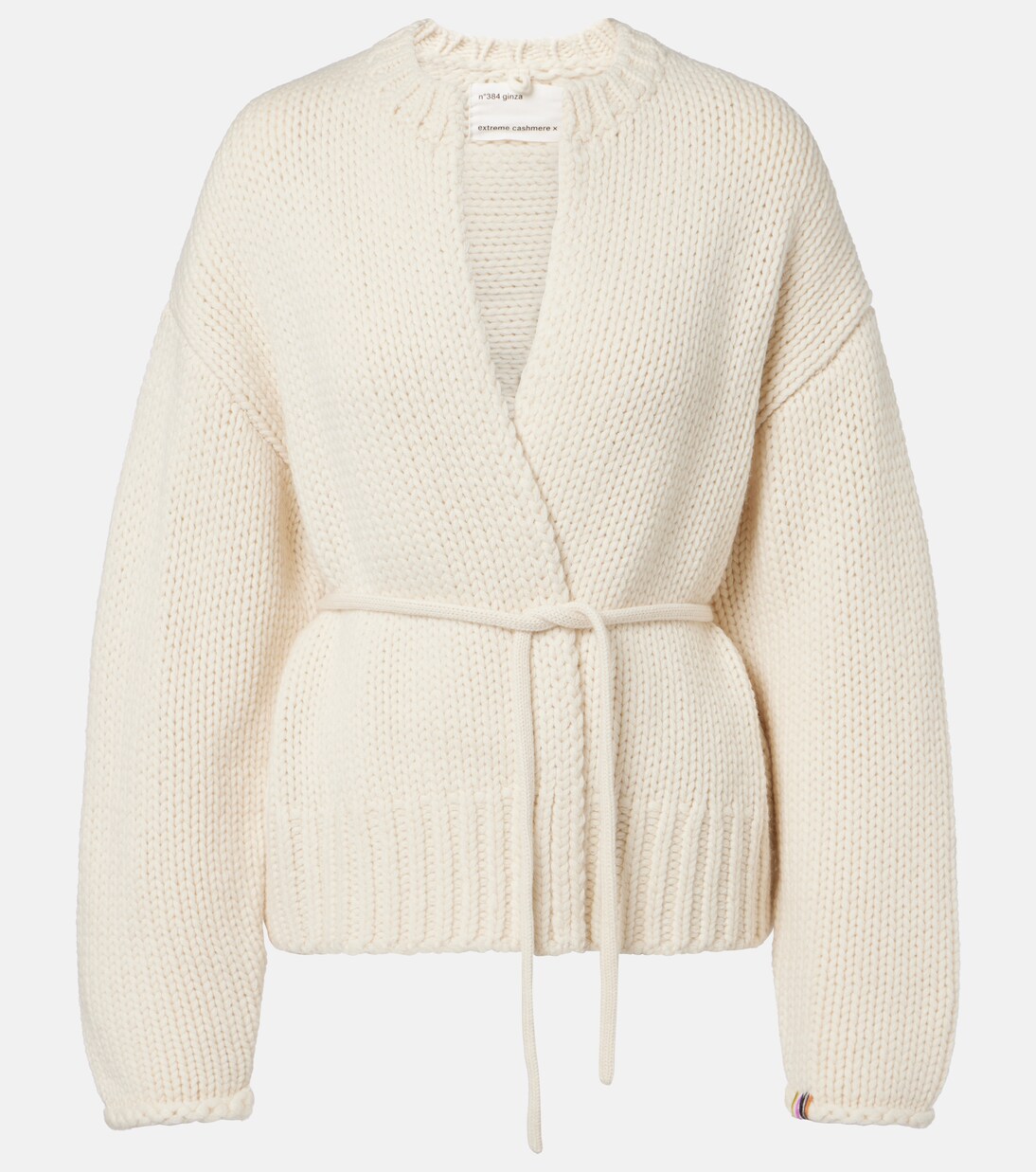 N°384 Ginza cashmere wrap cardigan | Extreme Cashmere