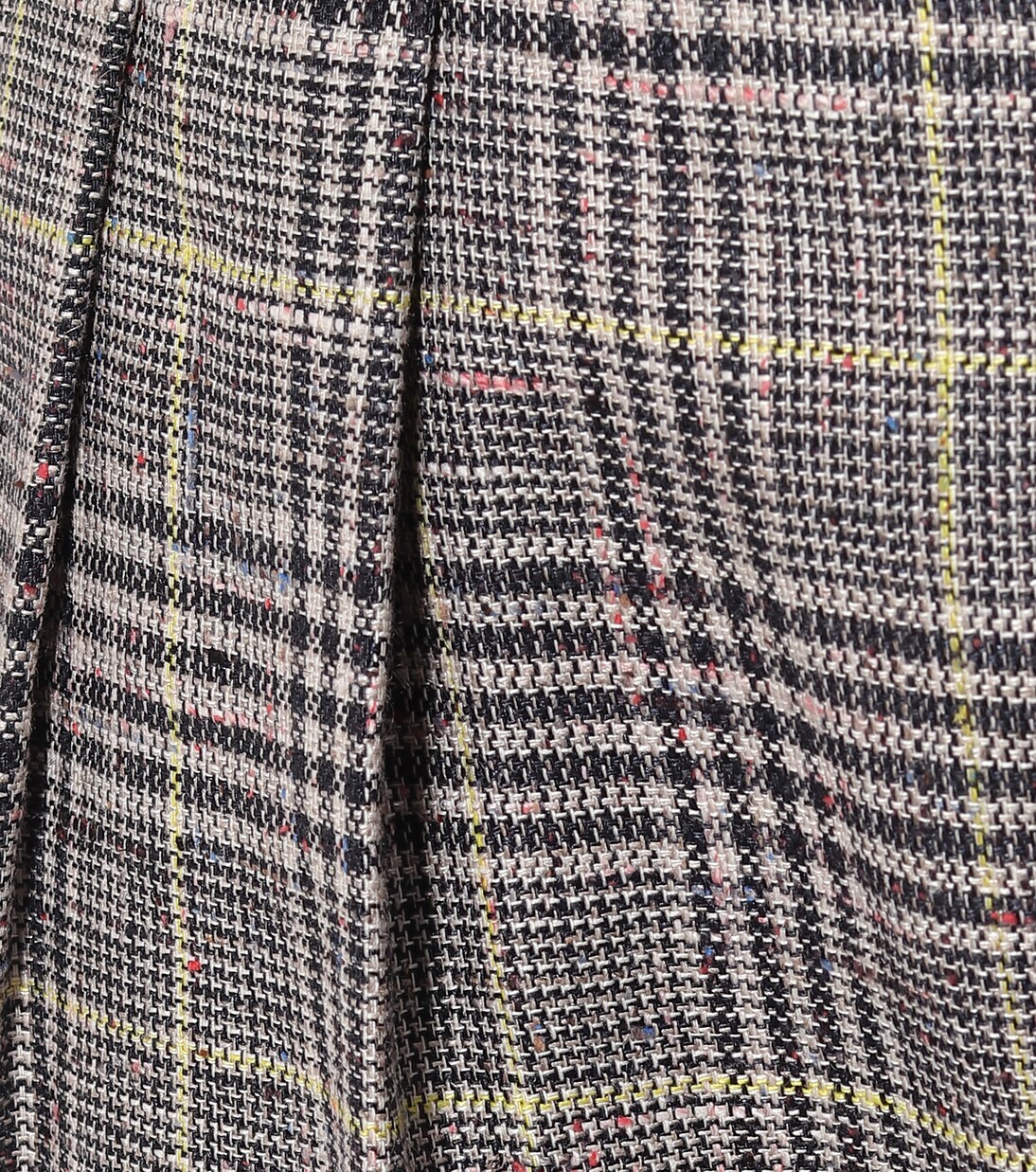 Pantalon Ceyo en lin et soie mélangés à carreaux | Isabel Marant