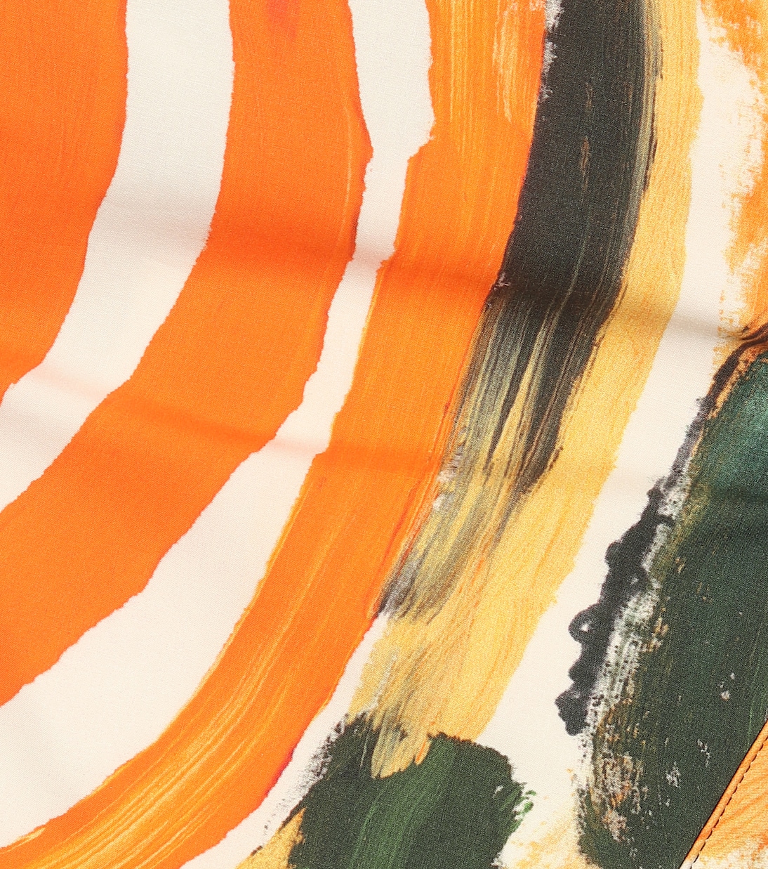 Robe midi imprimée en coton | Marni