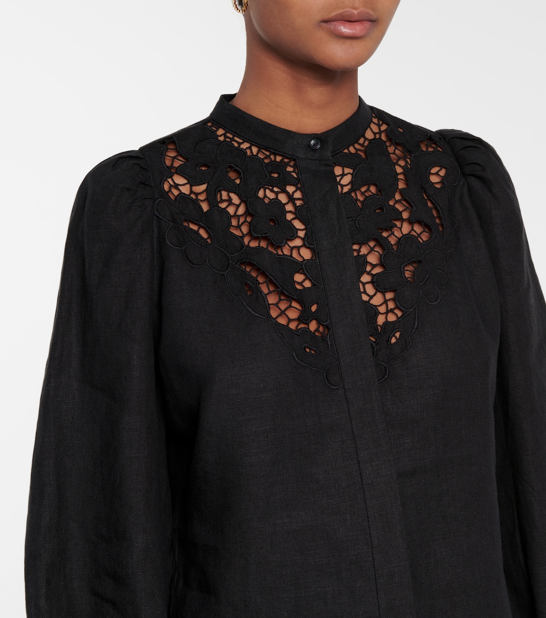 Chemise Etima brodée en lin | Isabel Marant