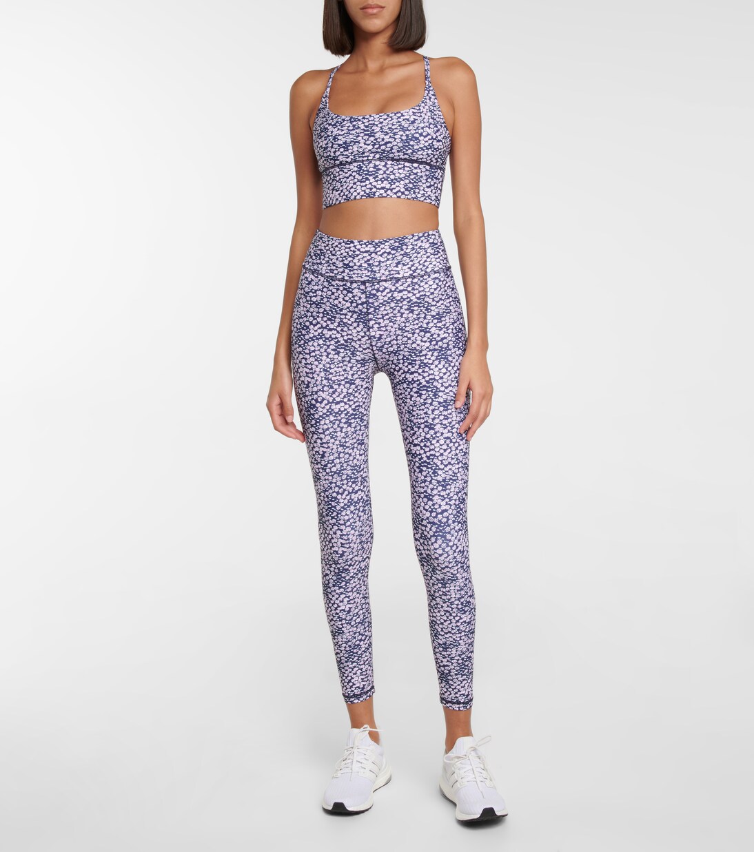 Bedruckte High-Rise Leggings | Adam Selman Sport