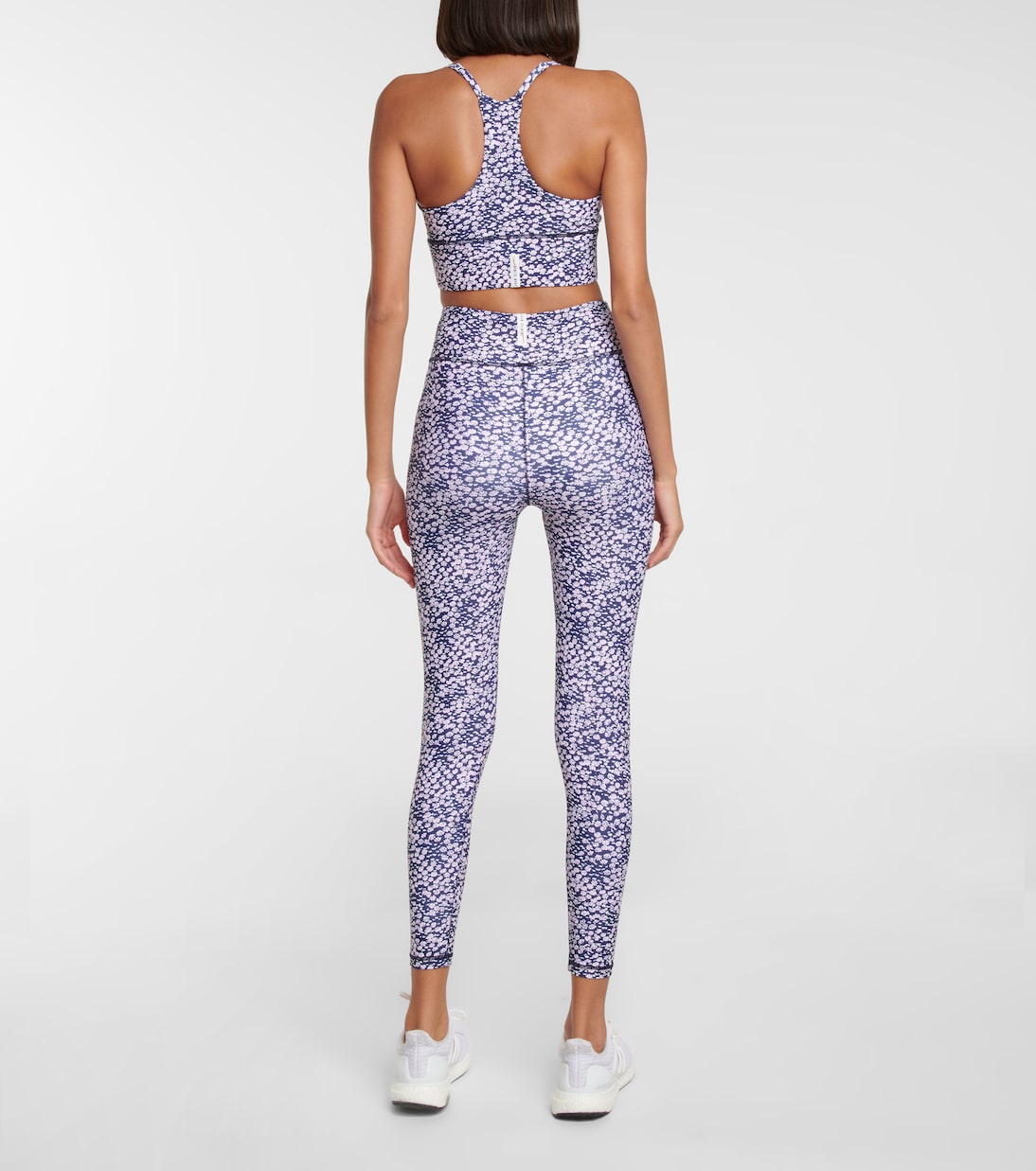 Bedruckte High-Rise Leggings | Adam Selman Sport