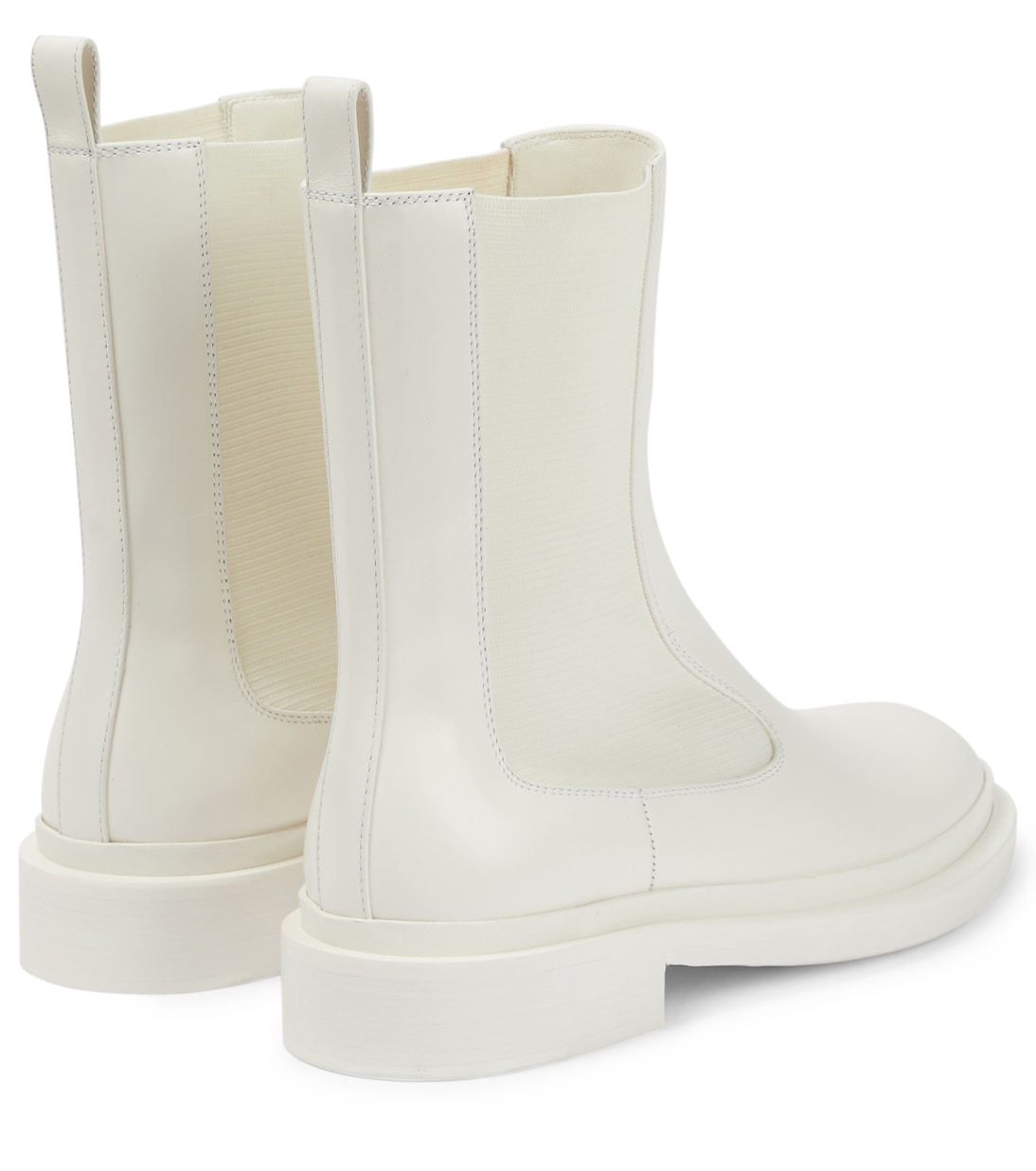 Leather ankle boots | Jil Sander