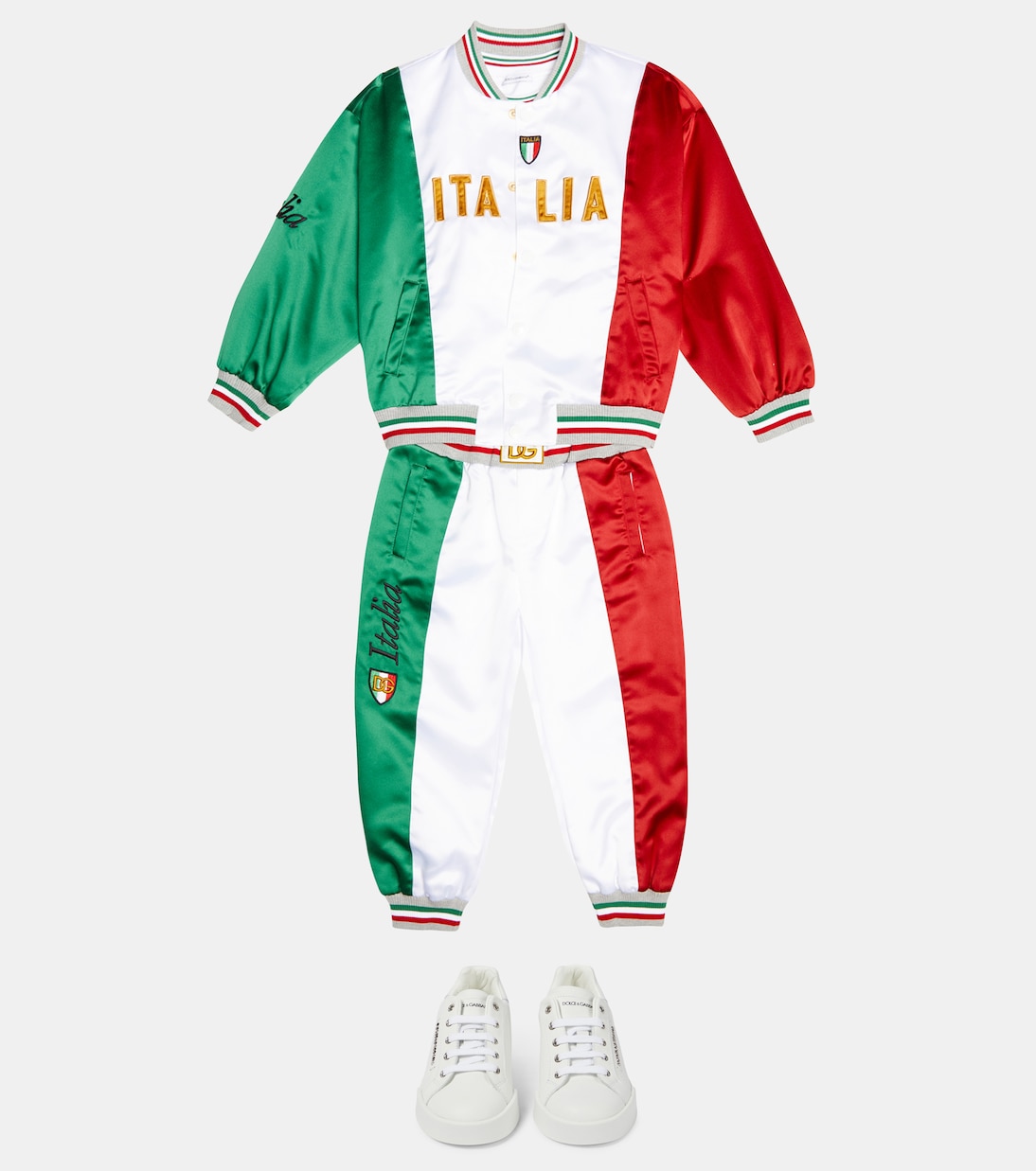 Striped sweatpants | Dolce&Gabbana Kids