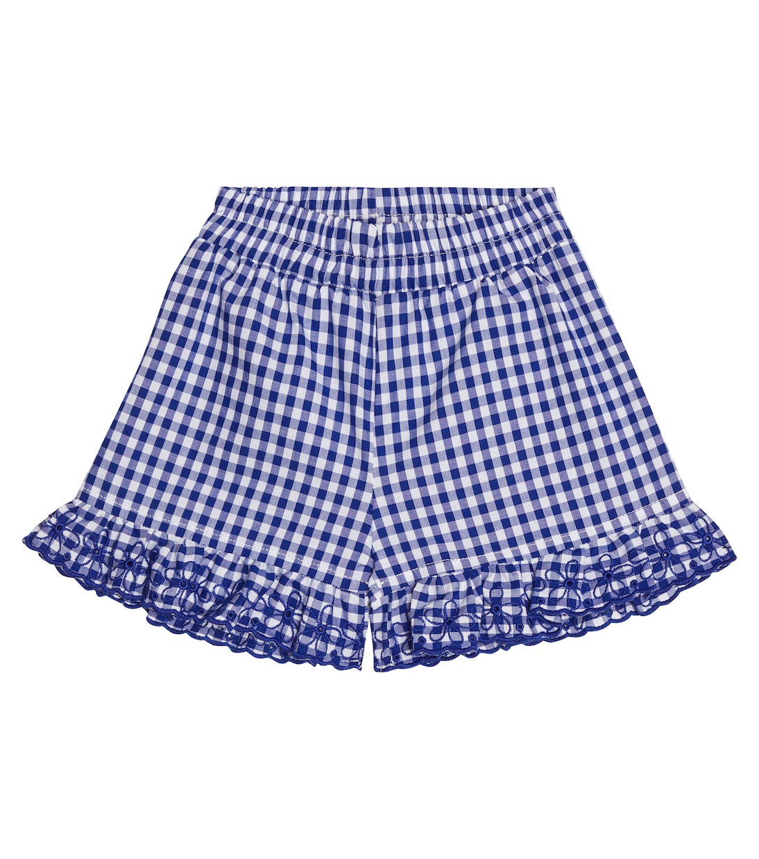 Baby gingham cotton shorts | Monnalisa