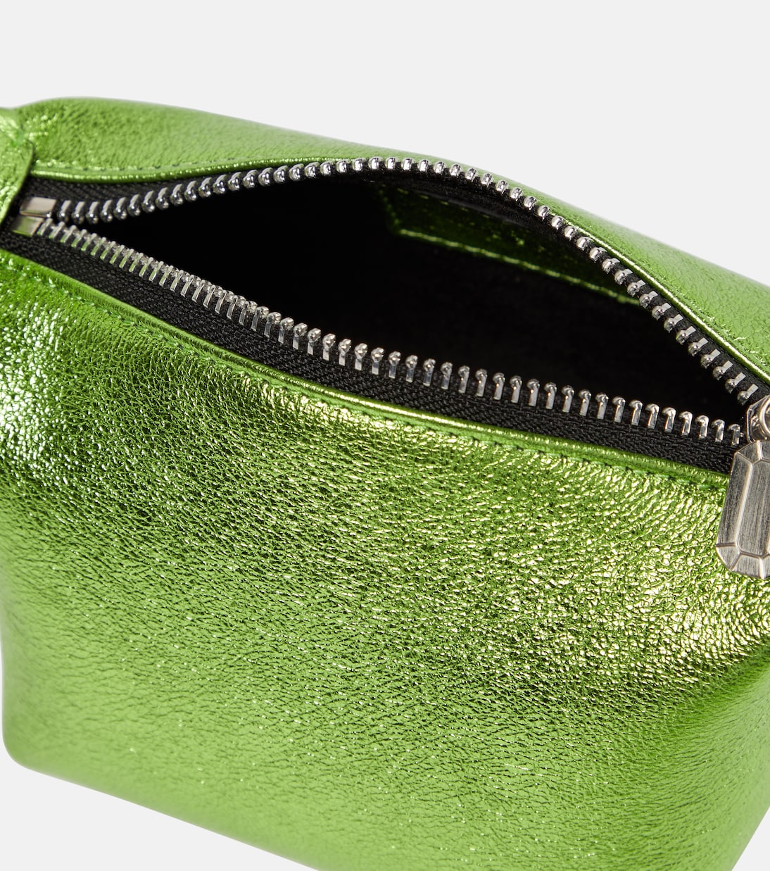 Tote Moonbag aus Metallic-Leder | Eéra