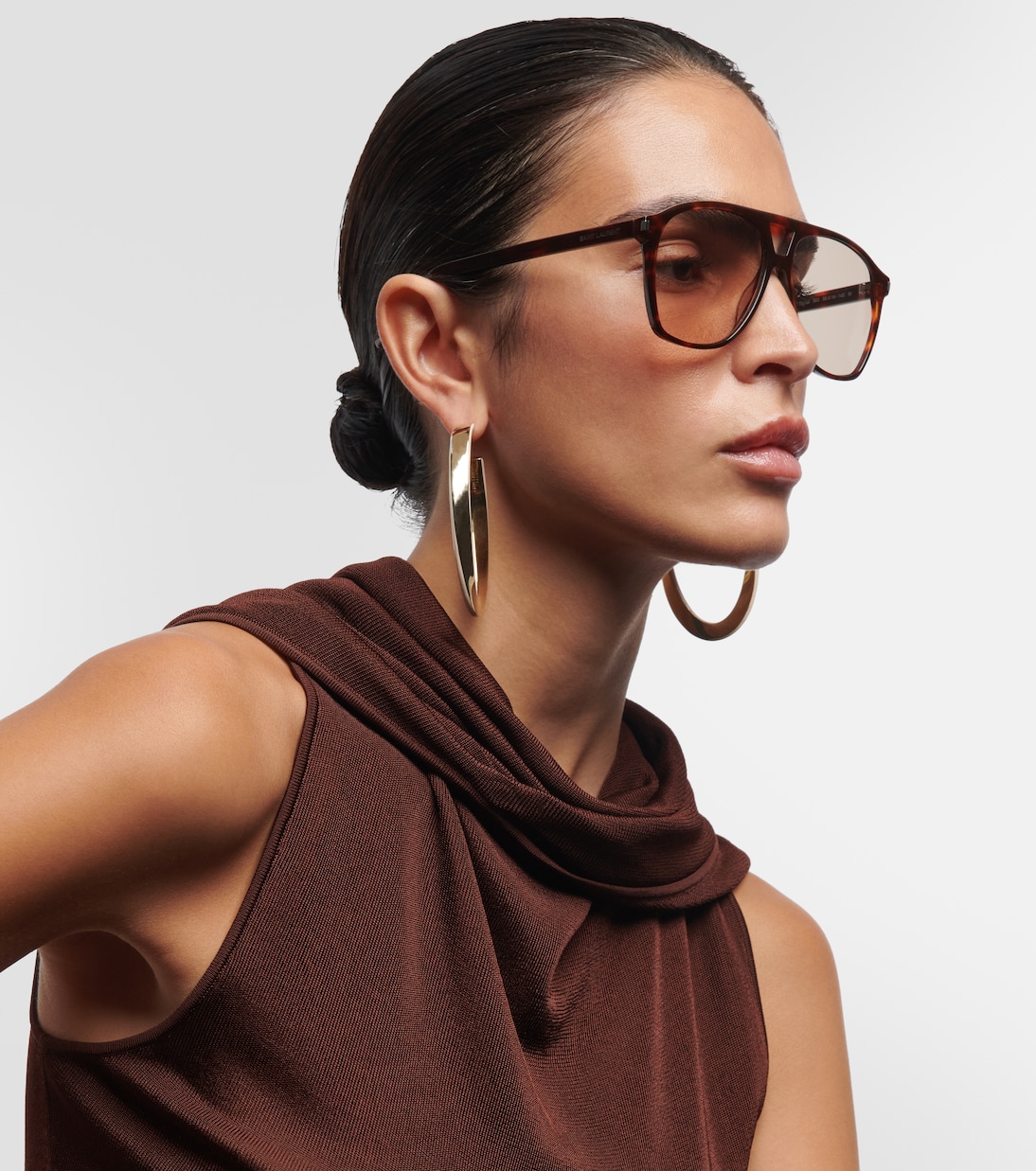 SL 596 aviator sunglasses | Saint Laurent