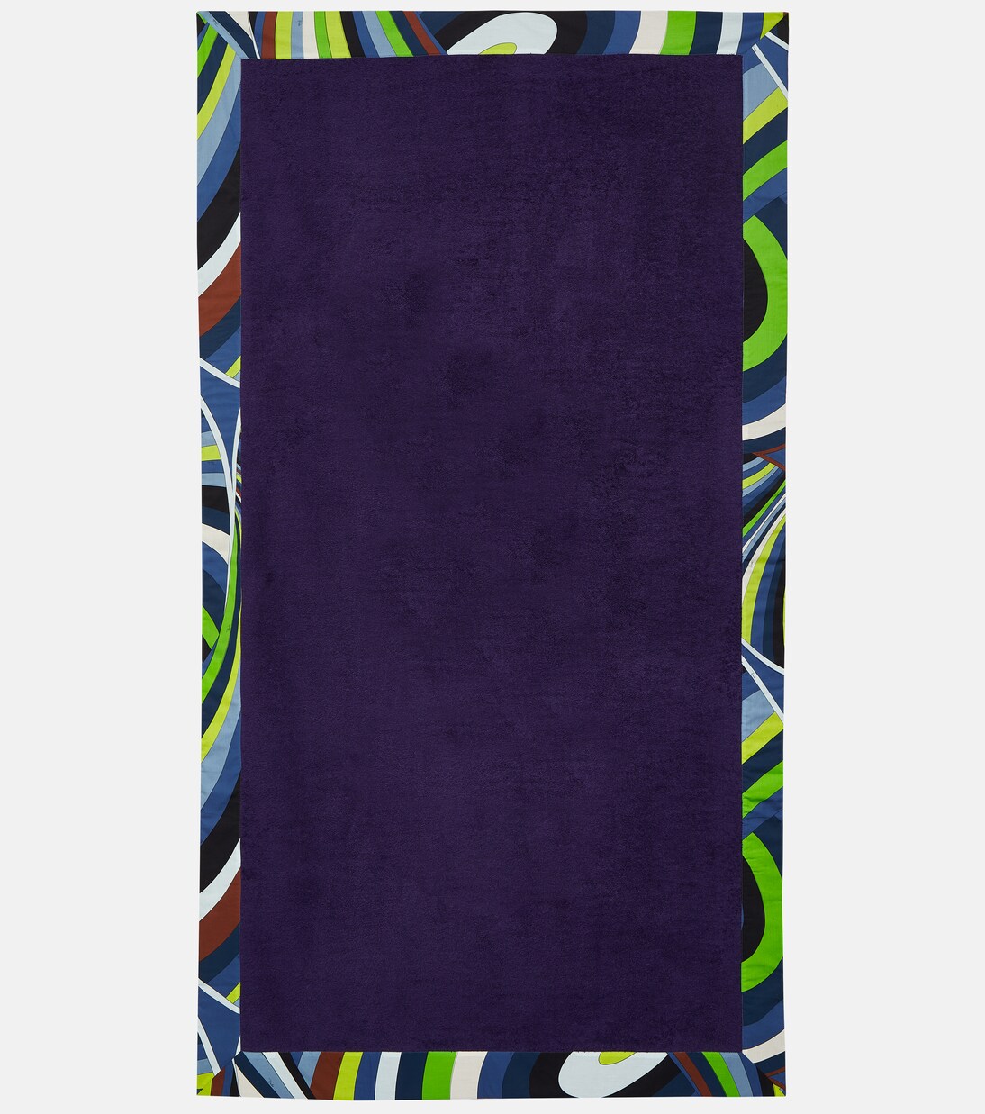 Printed cotton beach towel | Pucci