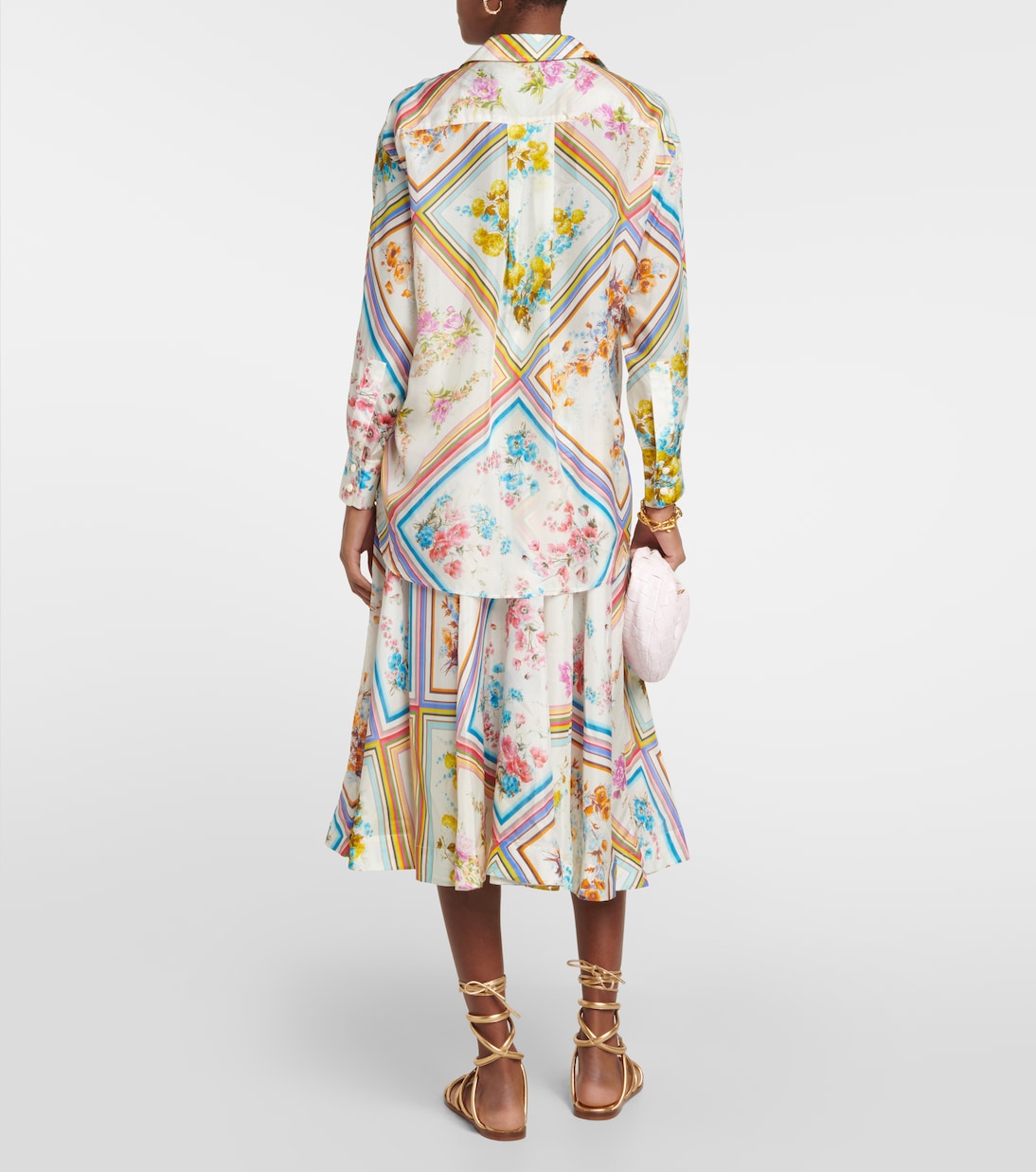 Bedruckte Bluse Halcyon aus Seide | Zimmermann