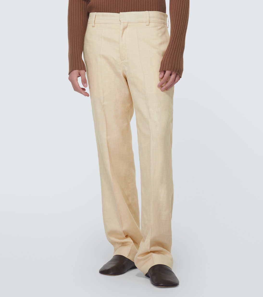 Paris high-rise straight pants | Wales Bonner