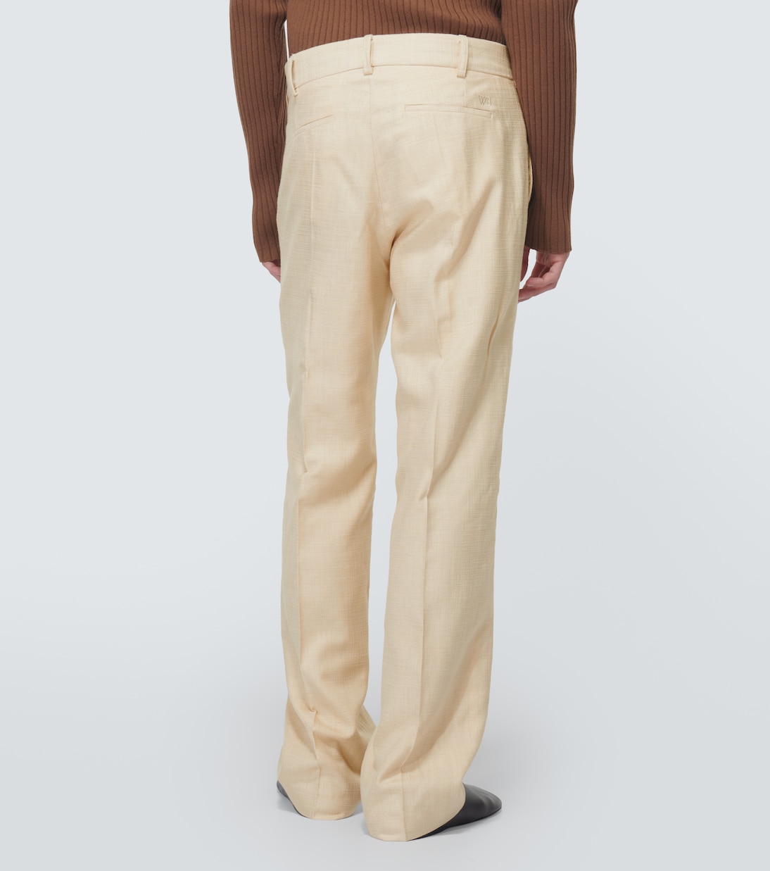 Paris high-rise straight pants | Wales Bonner