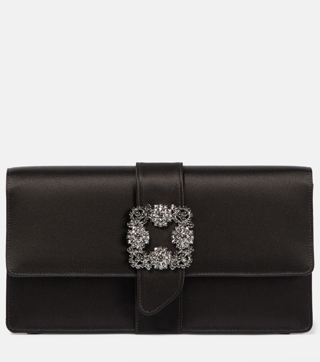 Capri embellished satin clutch | Manolo Blahnik
