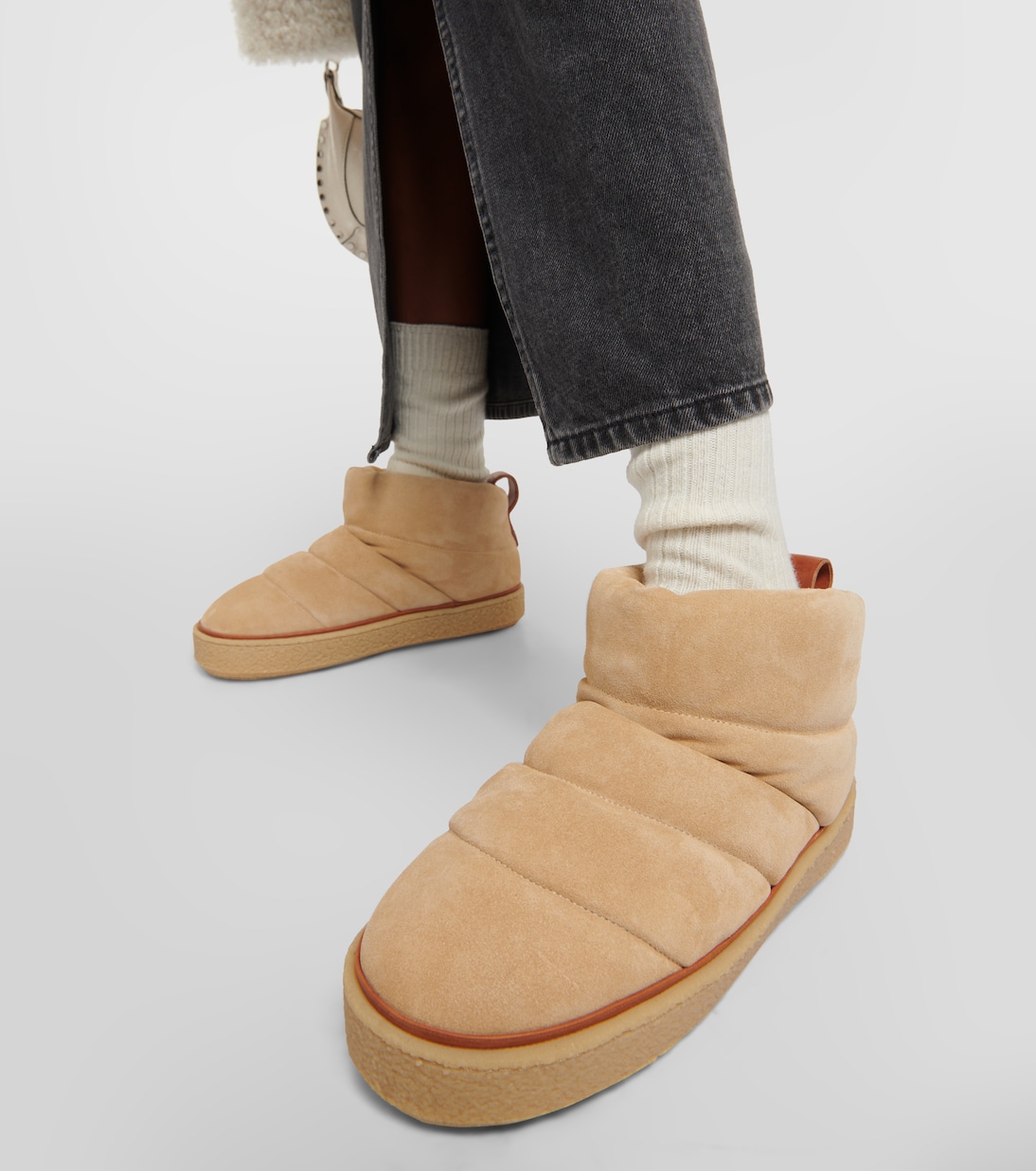 Padded suede ankle boots  | Isabel Marant